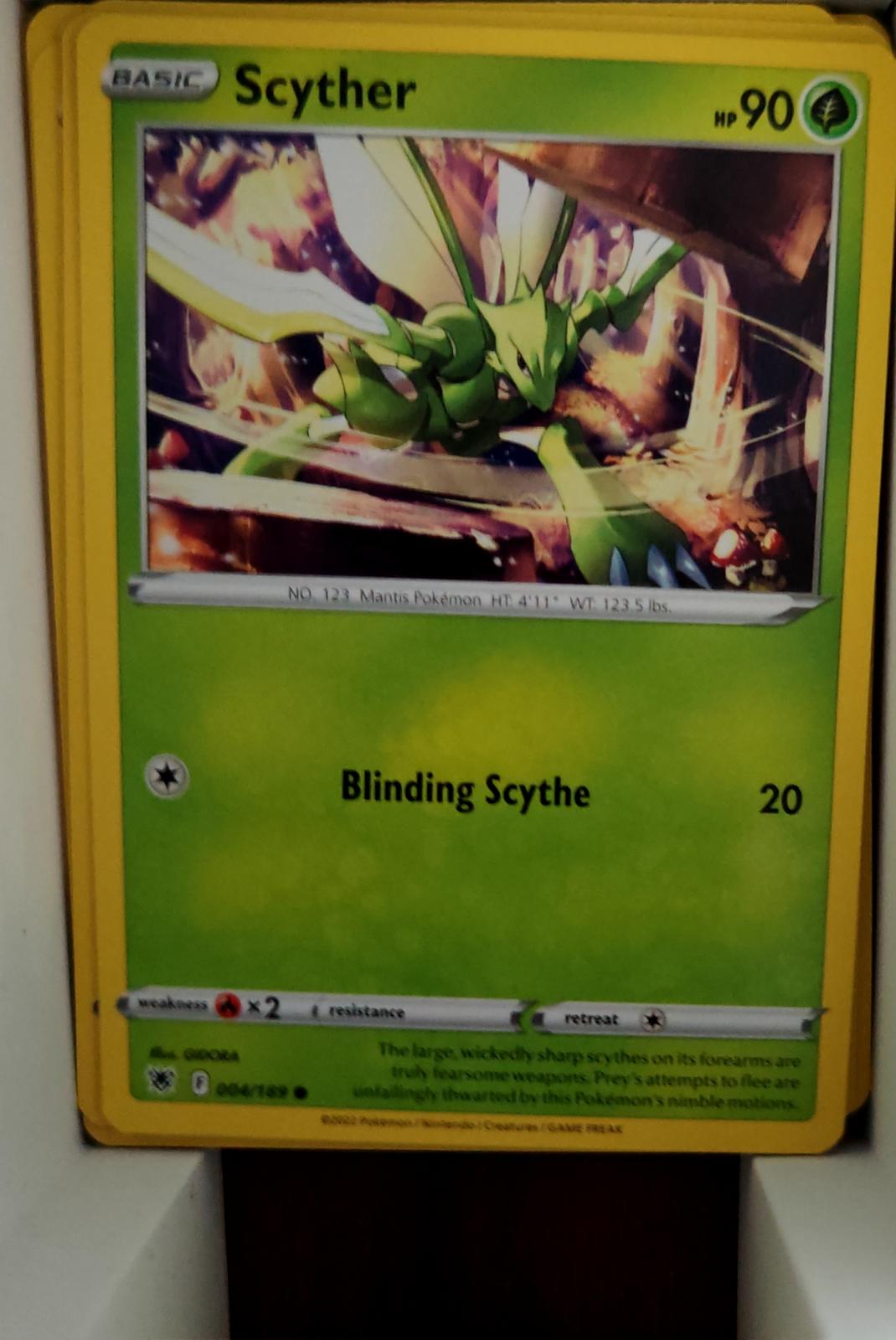 Scyther - 004/189 - - ASTRAL RADIANCE - Pokemon - Common | AA41-23