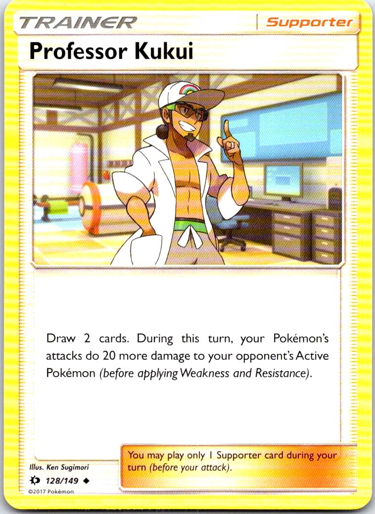 Professor Kukui - 128/149 - - SM BASE SET - Pokemon - Uncommon | AB63-54