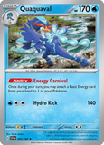Quaquaval - 054/198 - Reverse Holo - SCARLET & VIOLET - Pokemon - Rare | AA49-43