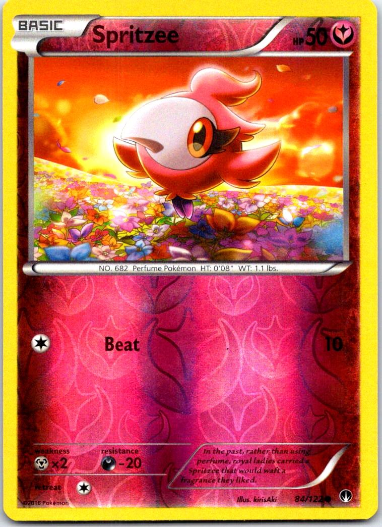 Spritzee - 84/122 - Reverse Holo - BREAKPOINT - Pokemon - Common | AB42-19