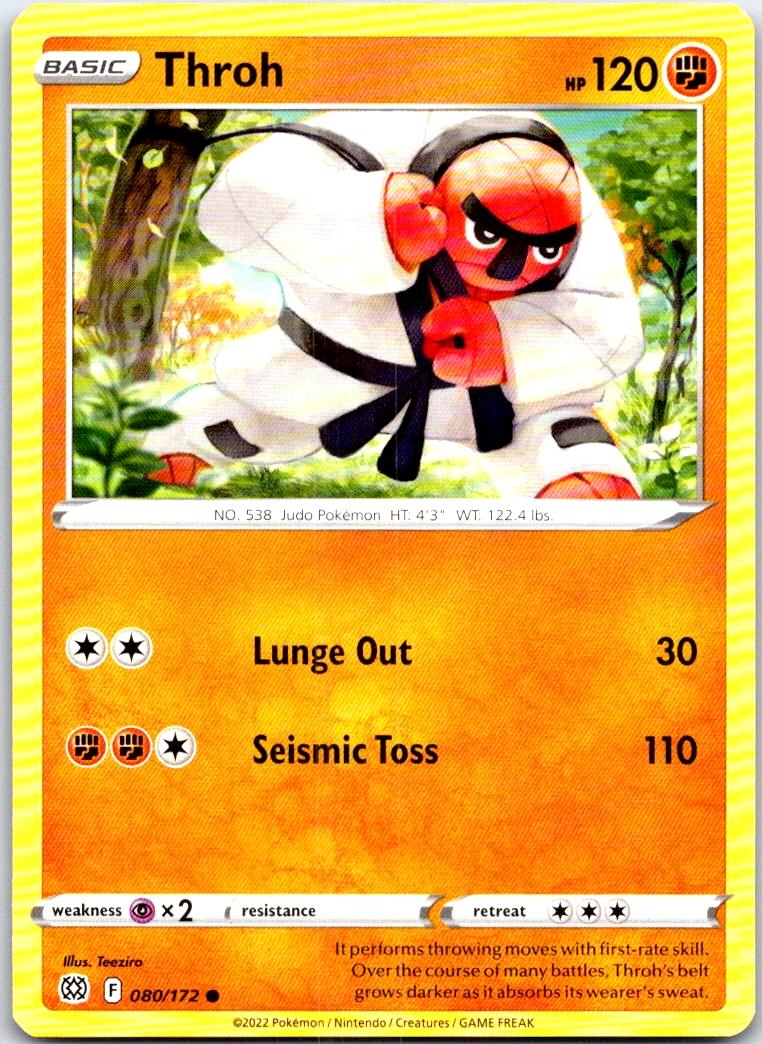 Throh - 080/172 - - BRILLIANT STARS - Pokemon - Common | AB67-12