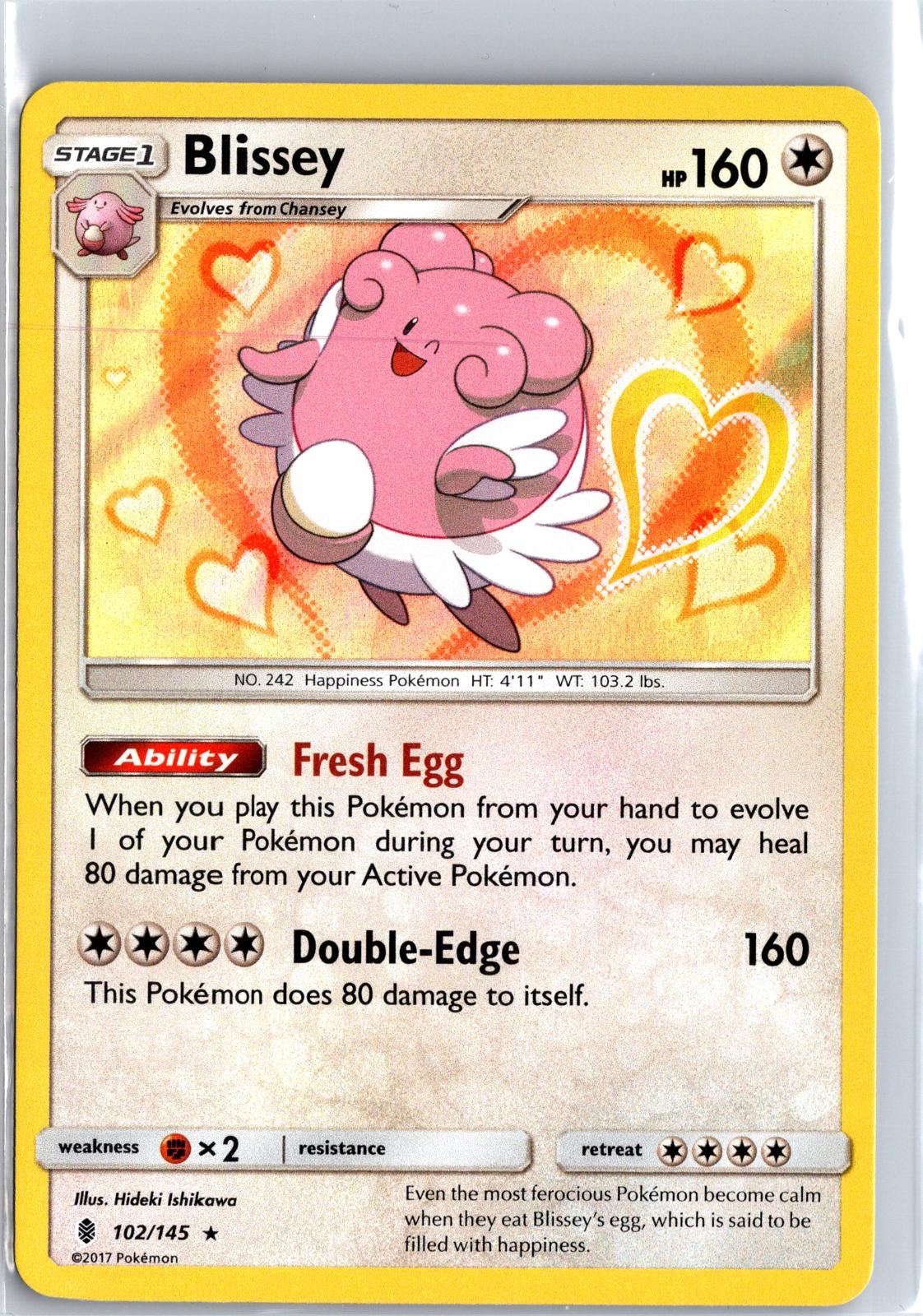 Blissey - 102/145 - - GUARDIANS RISING - Pokemon - Holo Rare | AB05-49
