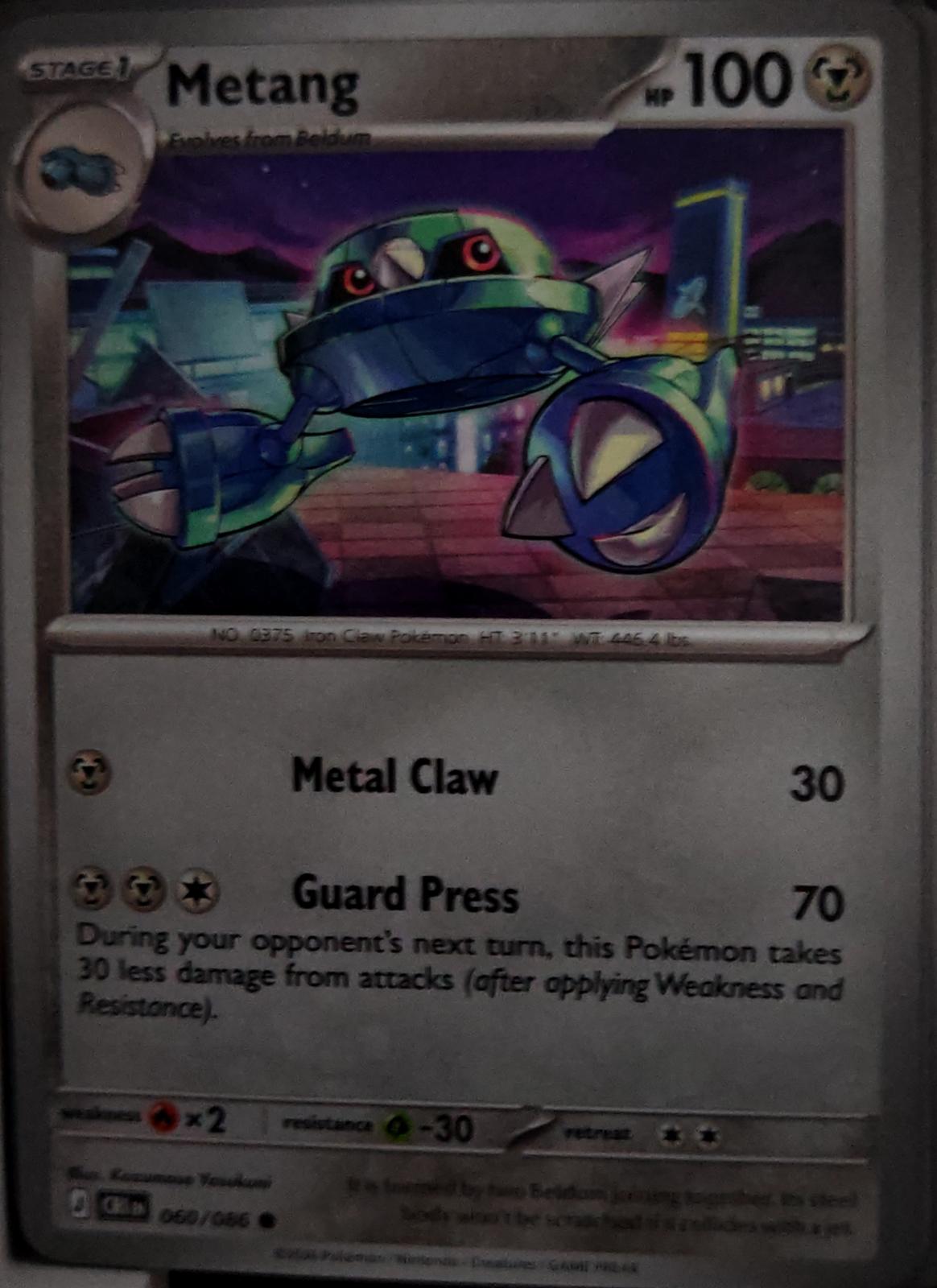 Metang - 060/086 - - CHAOS RISING - Pokemon - Common | AA65-23
