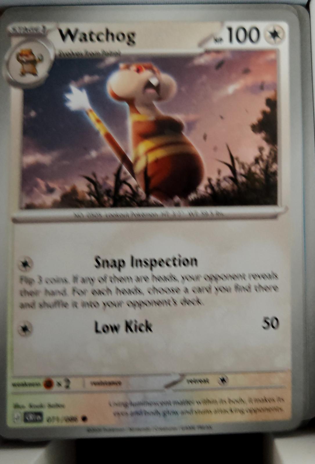 Watchog - 071/086 - - CHAOS RISING - Pokemon - Common | AA45-96