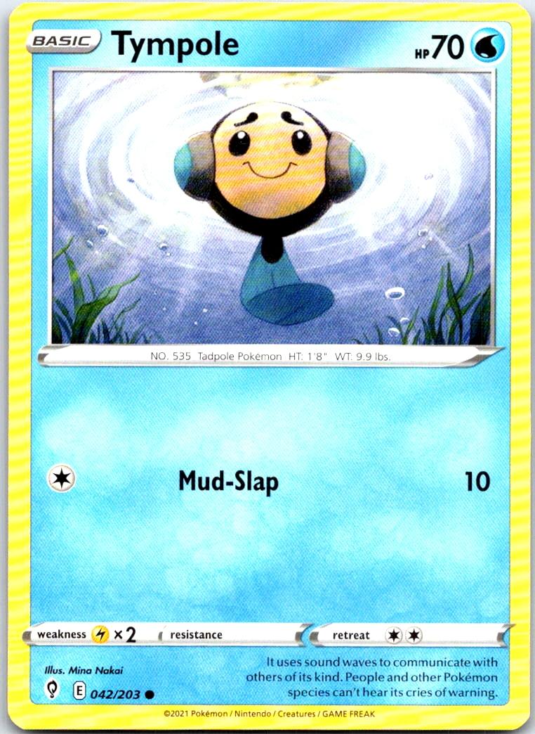 Tympole - 042/203 - - EVOLVING SKIES - Pokemon - Common | AB35-8