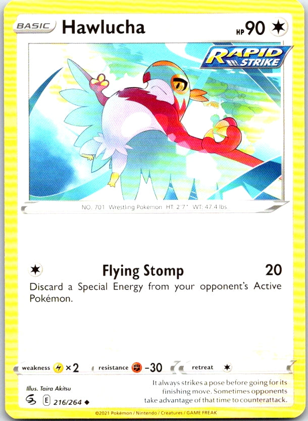 Hawlucha - 216/264 - - FUSION STRIKE - Pokemon - Uncommon | AC09-49