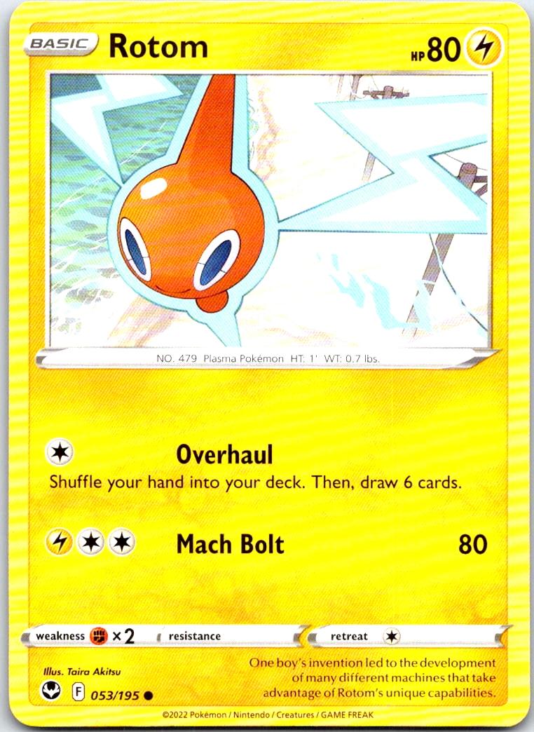 Rotom - 053/195 - - SILVER TEMPEST - Pokemon - Common | AB29-18