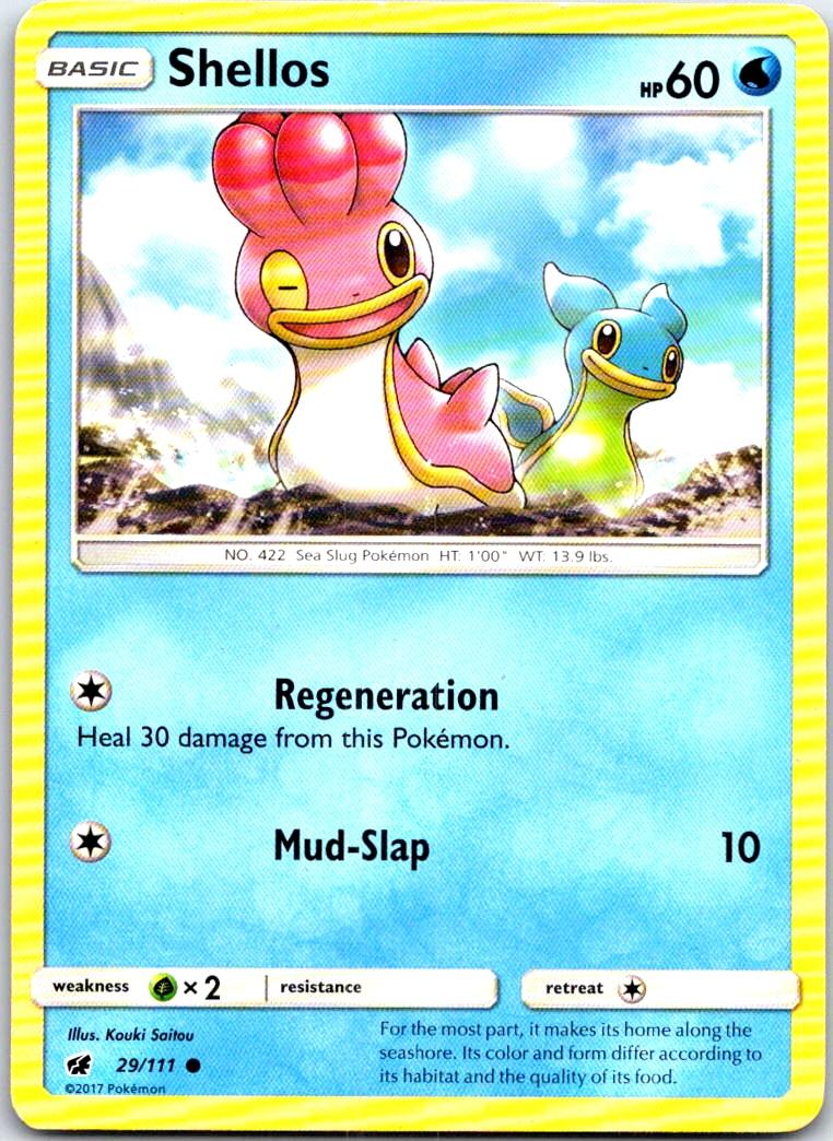 Shellos - 29/111 - - CRIMSON INVASION - Pokemon - Common | AB64-38