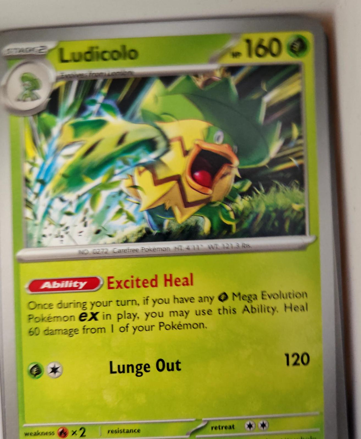 Ludicolo - 007/094 - - PHANTASMAL FLAMES - Pokemon - Uncommon | AA27-90