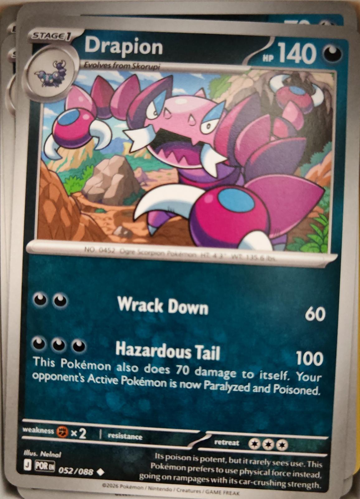 Drapion - 052/088 - - PERFECT ORDER - Pokemon - Uncommon | AA03-59