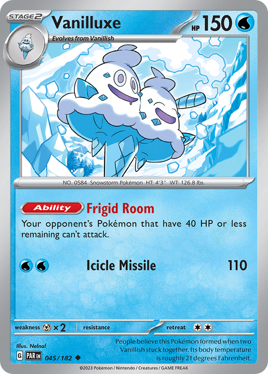 Vanilluxe - 045/182 - - PARADOX RIFT - Pokemon - Uncommon | AA41-38