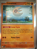Lunatone - 074/132 - Holo - MEGA EVOLUTION - Pokemon - Rare | AA13-32