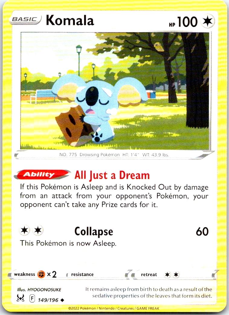 Komala - 149/196 - - LOST ORIGIN - Pokemon - Uncommon | AB20-22