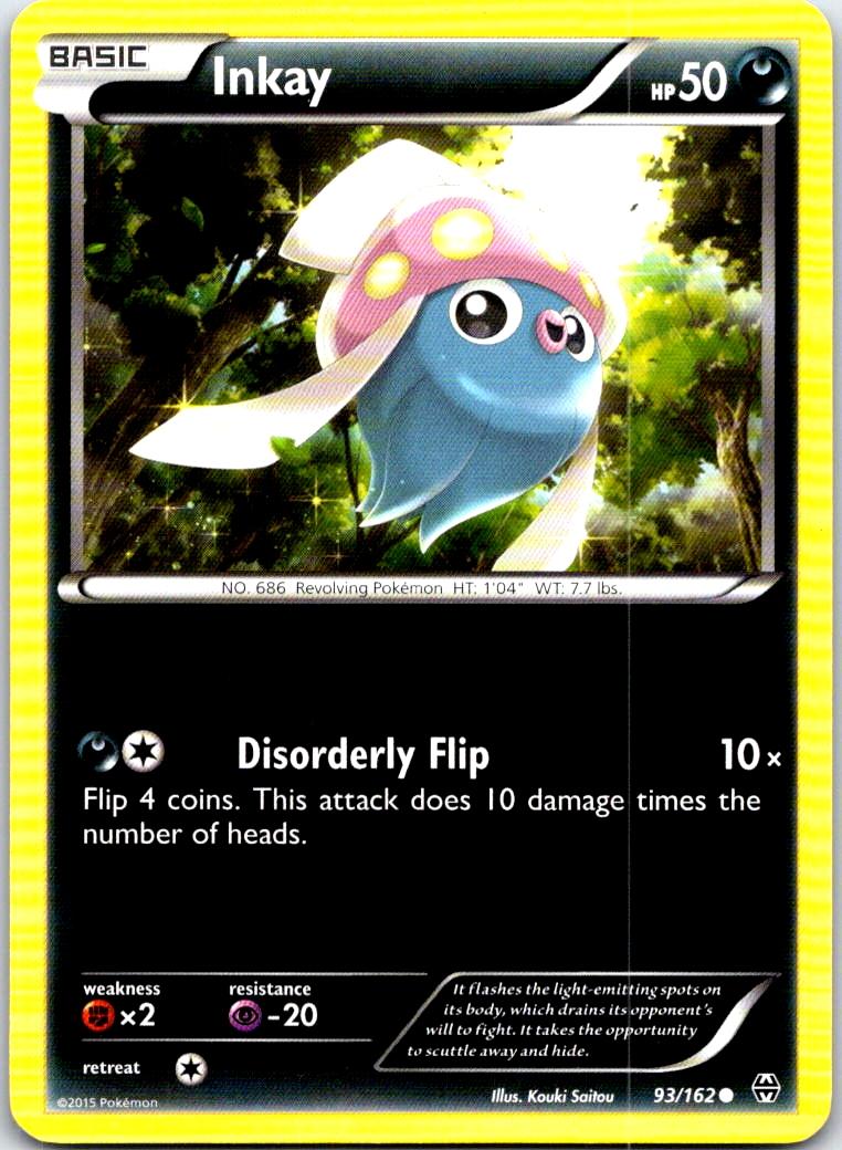 Inkay - 93/162 - - BREAKTHROUGH - Pokemon - Common | AB79-40