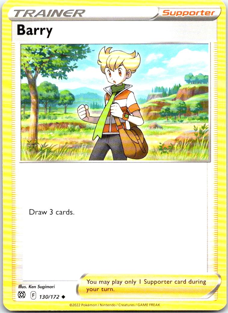 Barry - 130/172 - - BRILLIANT STARS - Pokemon - Uncommon | AB15-6