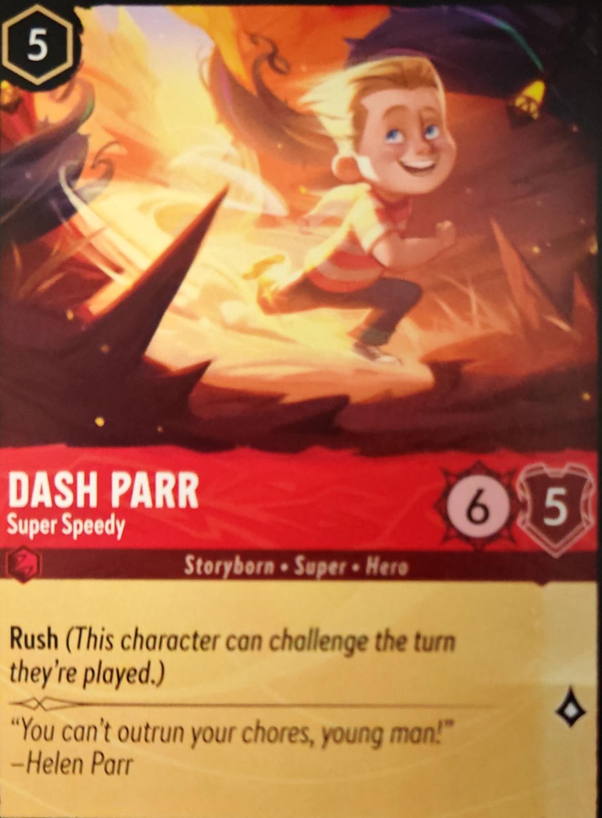 Dash Parr - Super Speedy - 118/204 - - WILDS UNKNOWN - Lorcana - | LAA01-96