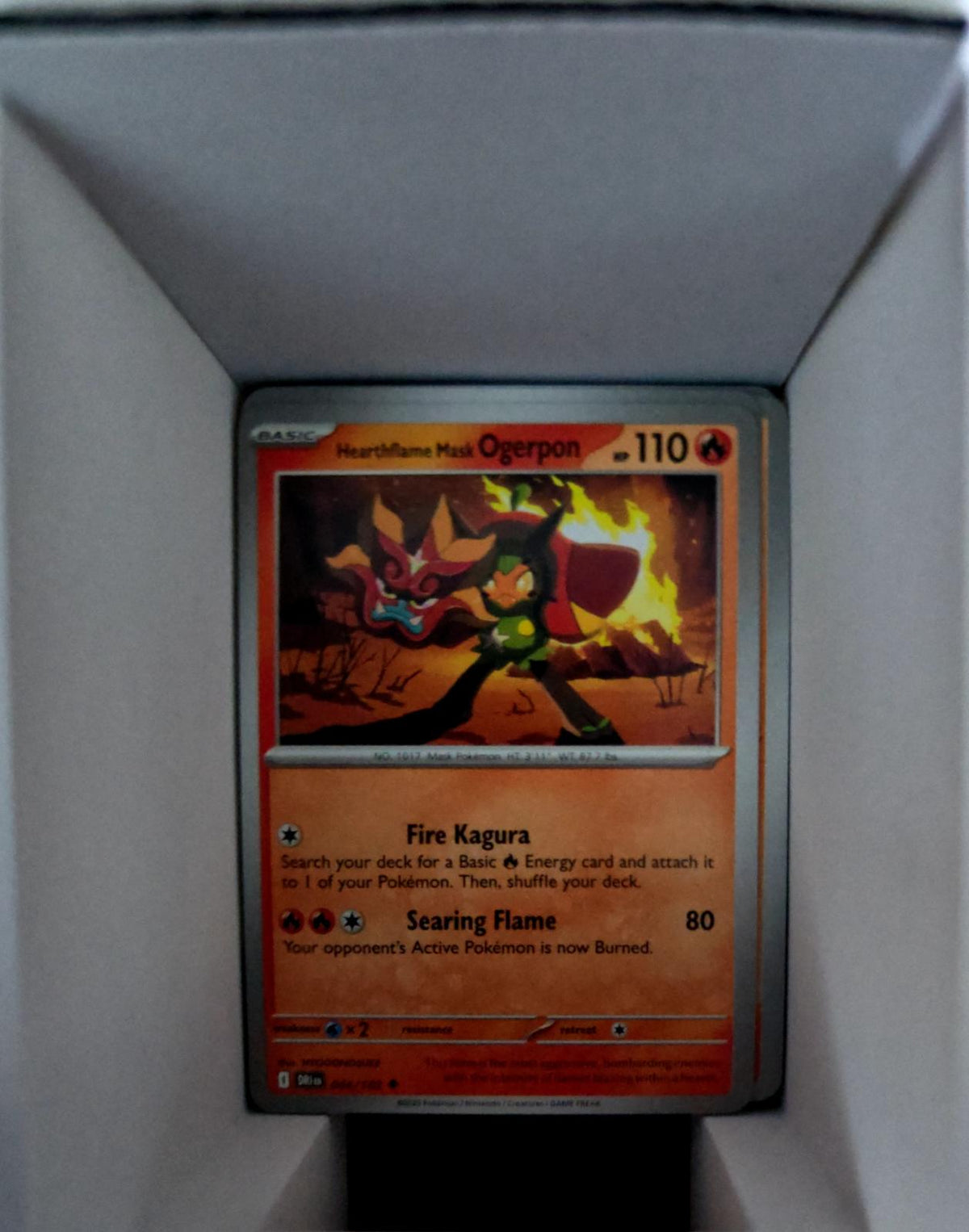 Hearthflame Mask Ogerpon - 044/182 - - DESTINED RIVALS - Pokemon - | AA51-38
