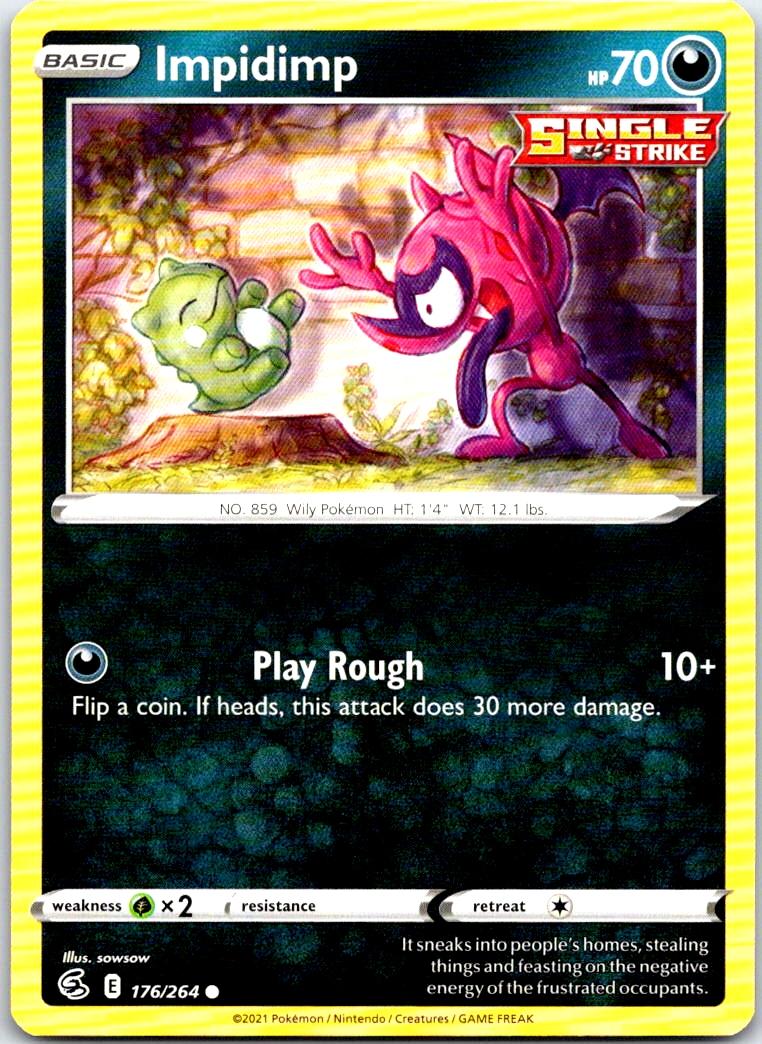 Impidimp - 176/264 - - FUSION STRIKE - Pokemon - Common | AB38-3