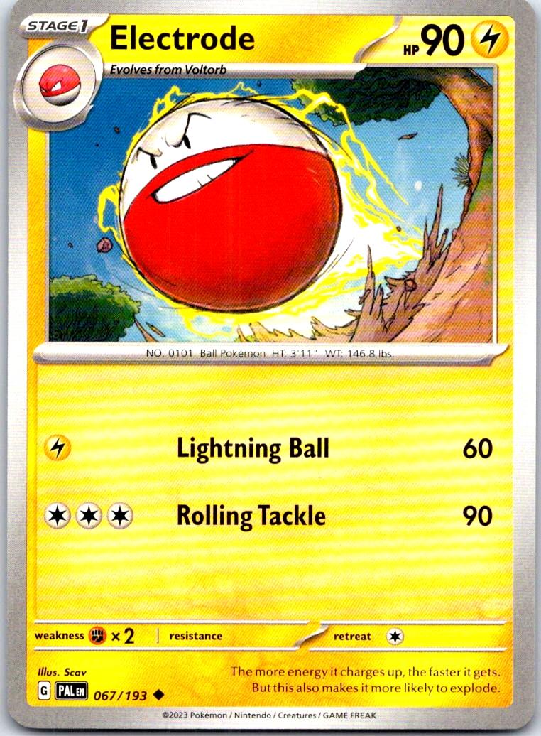 Electrode - 067/193 - - PALDEA EVOLVED - Pokemon - Uncommon | AB68-22