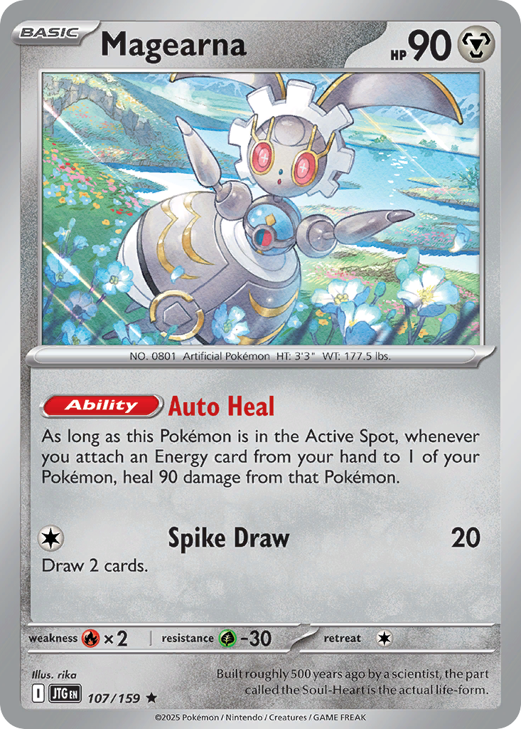 Magearna - 107/159 - Reverse Holo - JOURNEY TOGETHER - Pokemon - Rare | AA35-11