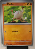 Mankey - 042/084 - - PITCH BLACK - Pokemon - Common | AA32-8