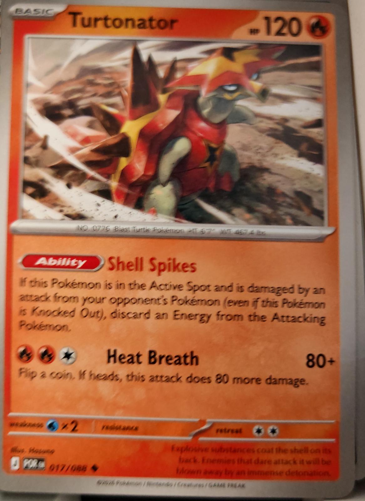 Turtonator - 017/088 - - PERFECT ORDER - Pokemon - Uncommon | AA24-71