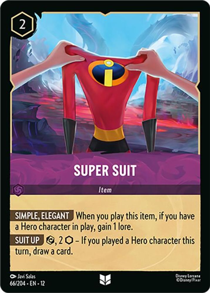 Super Suit - 66/204 - Cold Foil - WILDS UNKNOWN - Lorcana - Uncommon | LAA03-77