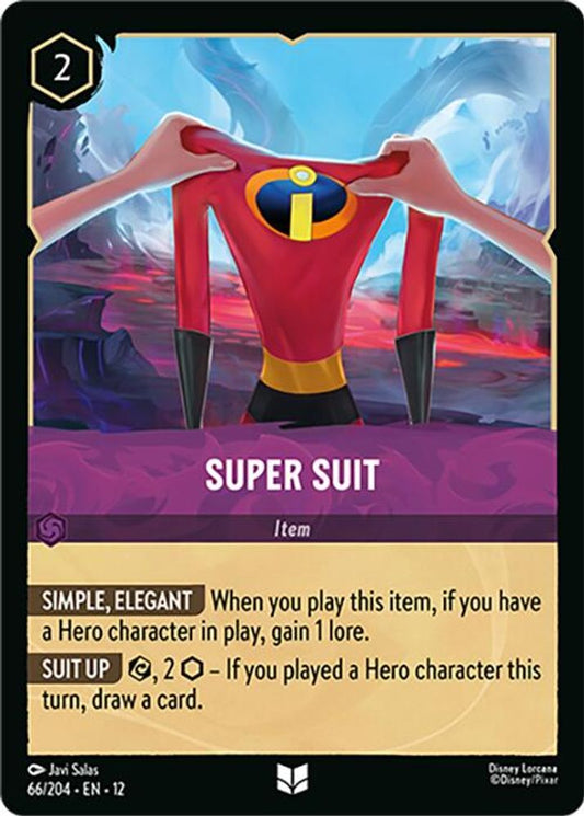 Super Suit - 66/204 - Cold Foil - WILDS UNKNOWN - Lorcana - Uncommon | LAA03-77