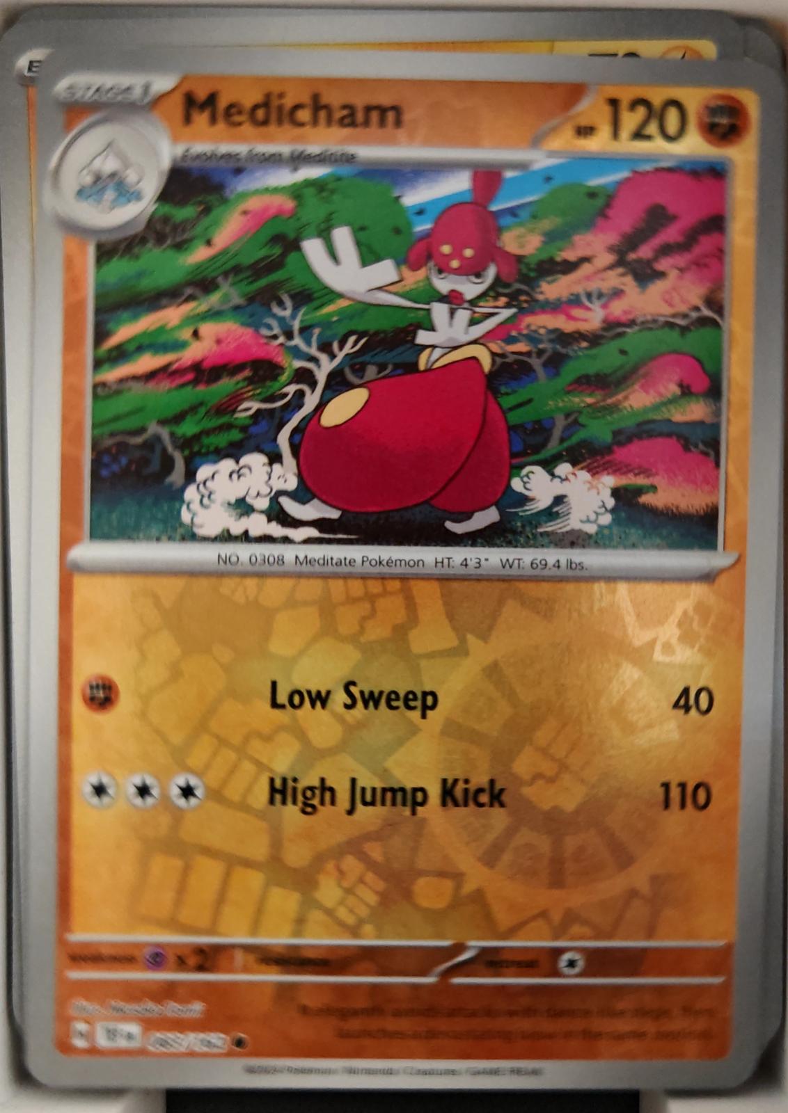 Medicham - 083/162 - Reverse Holo - TEMPORAL FORCES - Pokemon - Common | AA24-46