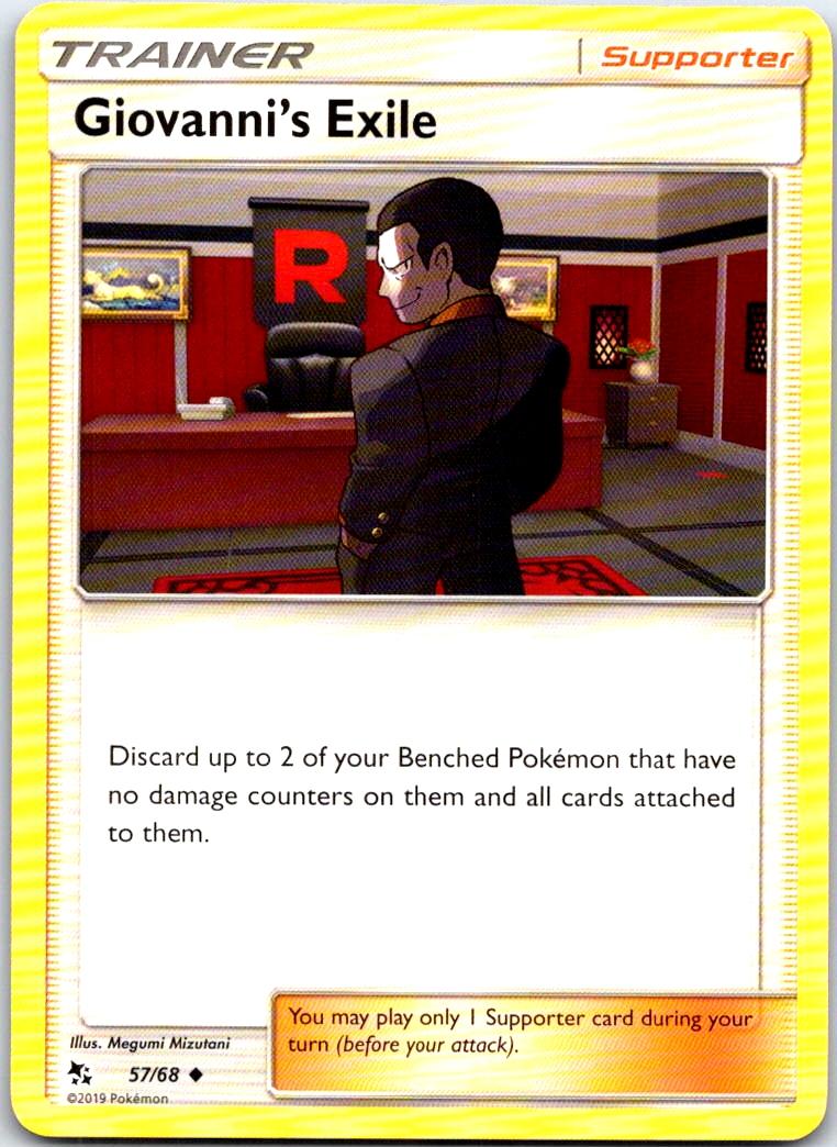 Giovanni's Exile - 57/68 - - HIDDEN FATES - Pokemon - Uncommon | AB22-10