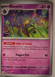 Banette - 034/084 - - PITCH BLACK - Pokemon - Uncommon | AA16-8