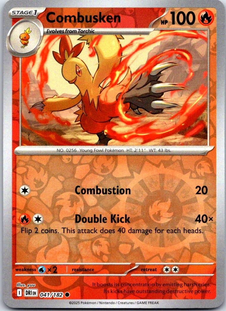 Combusken - 041/182 - Reverse Holo - DESTINED RIVALS - Pokemon - | AB02-23