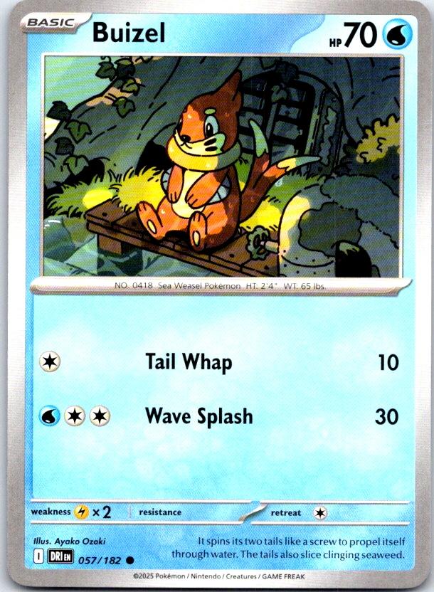 Buizel - 057/182 - - DESTINED RIVALS - Pokemon - Common | AC03-14