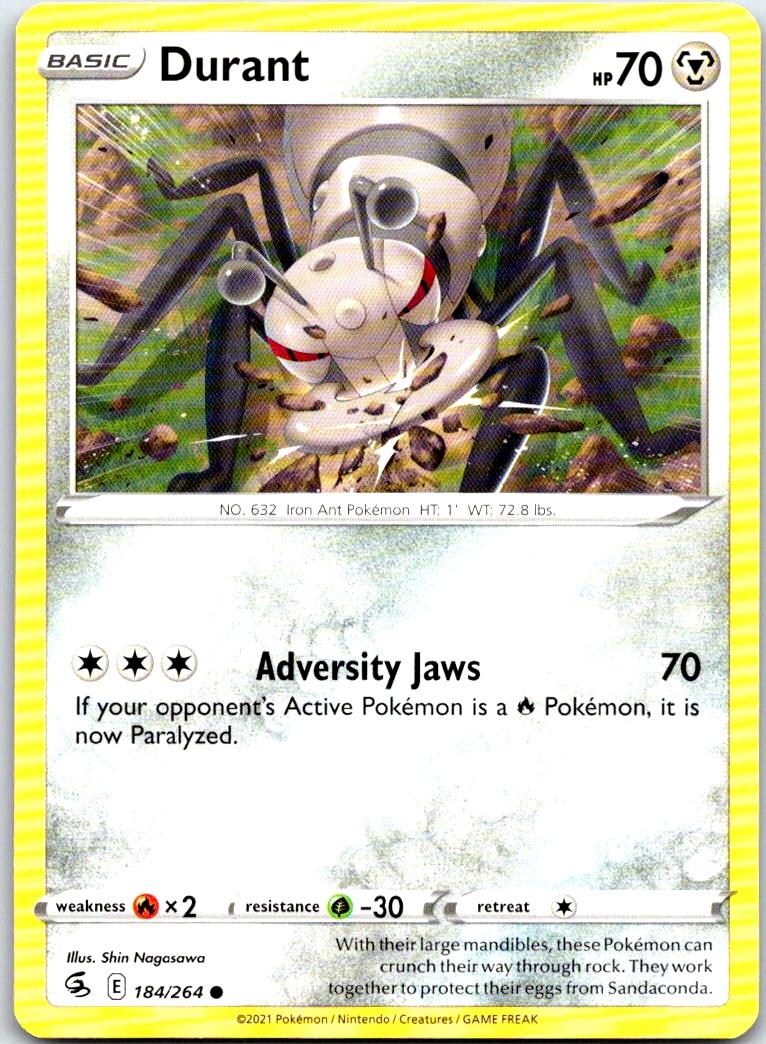 Durant - 184/264 - - FUSION STRIKE - Pokemon - Common | AB38-43