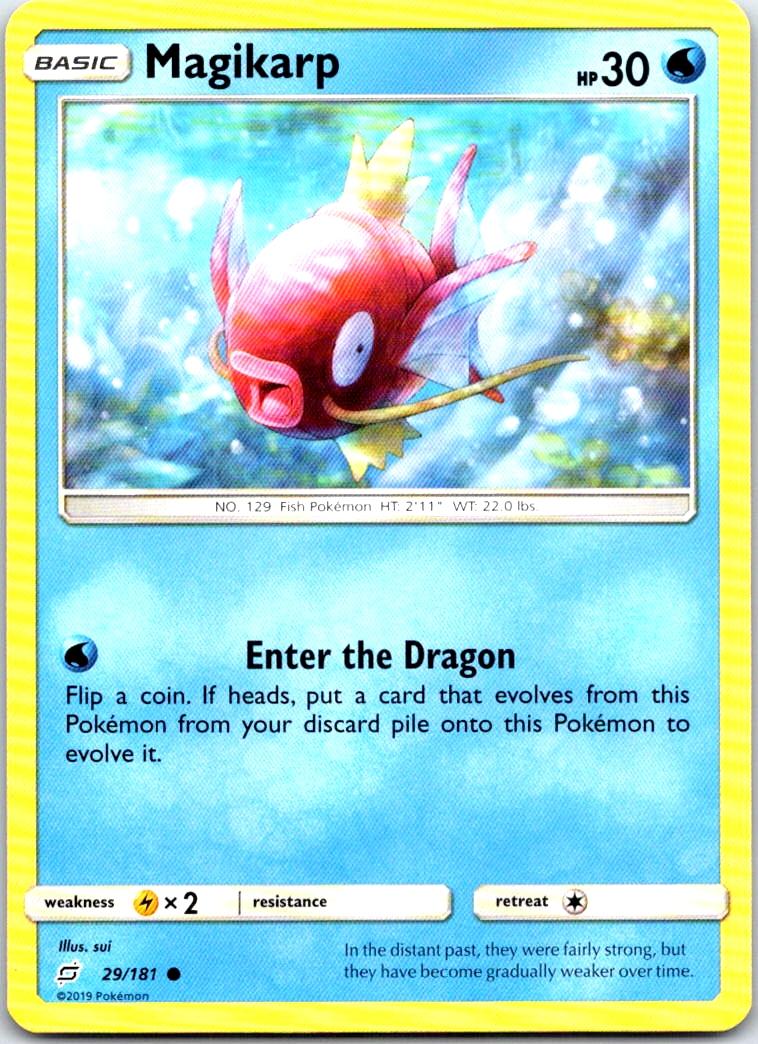 Magikarp - 29/181 - - TEAM UP - Pokemon - Common | AB33-9