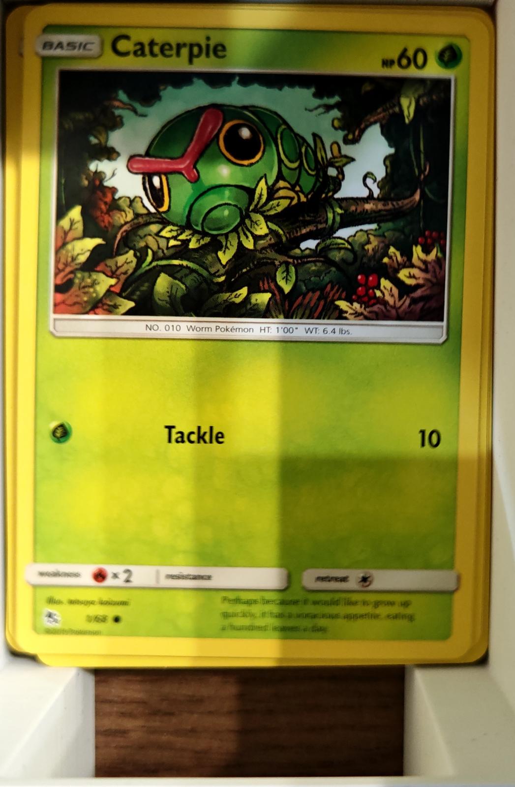 Caterpie - 1/68 - - HIDDEN FATES - Pokemon - Common | AA71-38