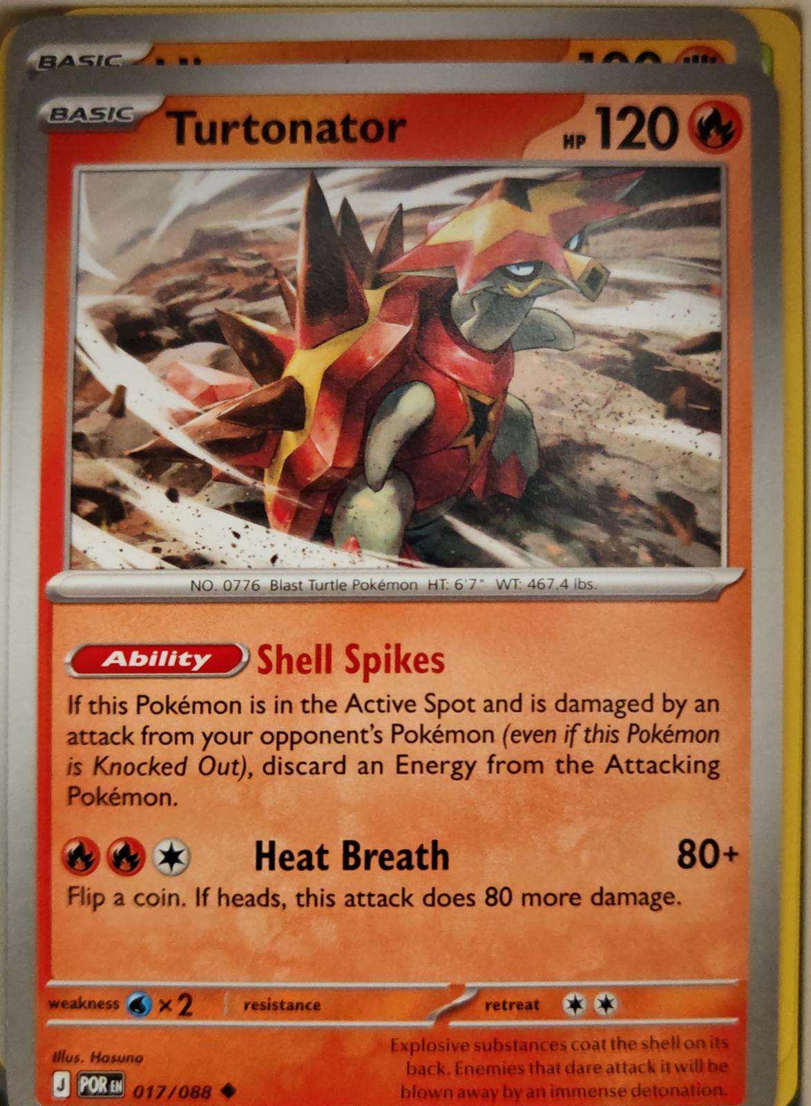 Turtonator - 017/088 - - PERFECT ORDER - Pokemon - Uncommon | AA03-26