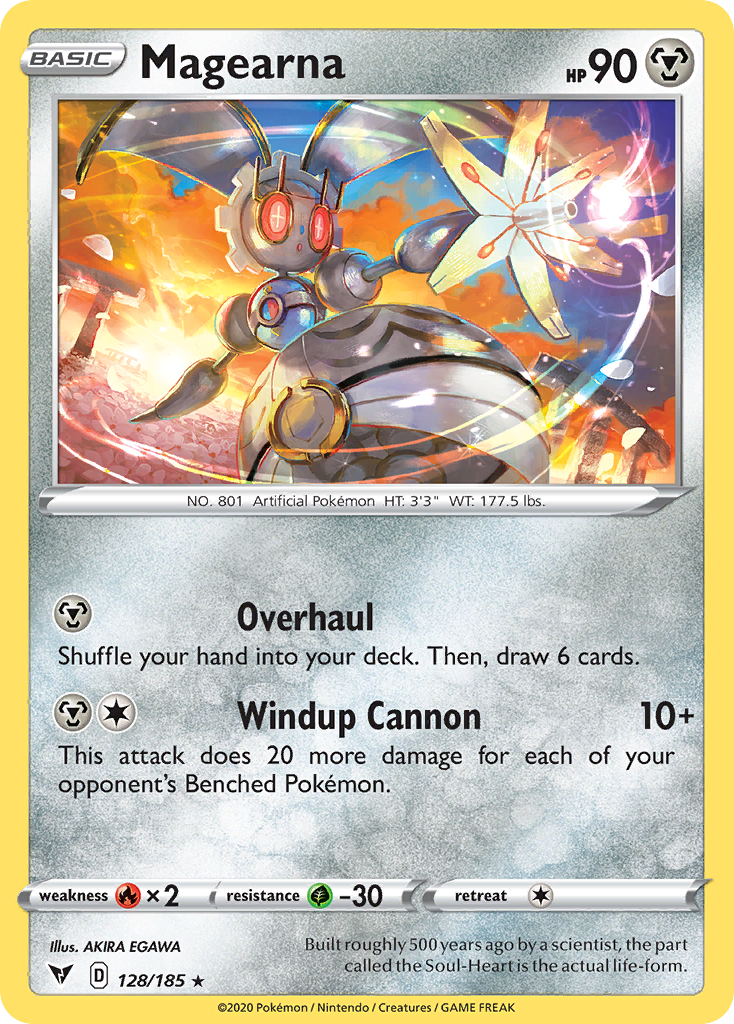 Magearna - 128/185 - Holo - VIVID VOLTAGE - Pokemon - Rare | AA21-6