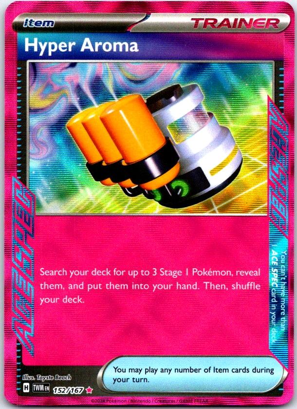 Hyper Aroma - 152/167 - Holo - TWILIGHT MASQUERADE - Pokemon - ACE SPEC | AC21-1