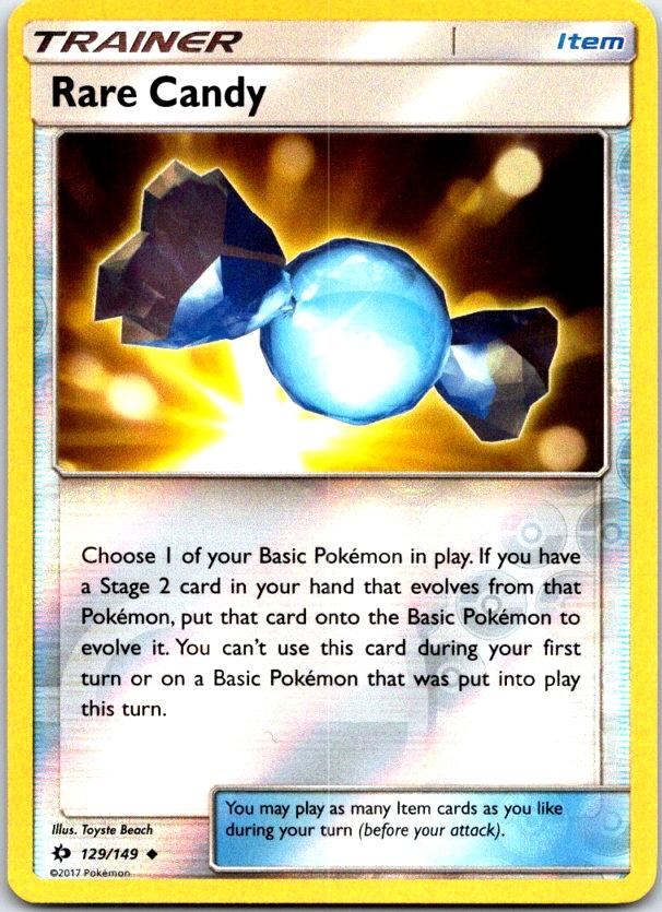 Rare Candy - 129/149 - Reverse Holo - SM BASE SET - Pokemon - Uncommon | AC21-34
