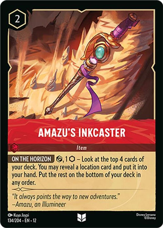 Amazu's Inkcaster - 134/204 - - WILDS UNKNOWN - Lorcana - Uncommon | LAA01-28