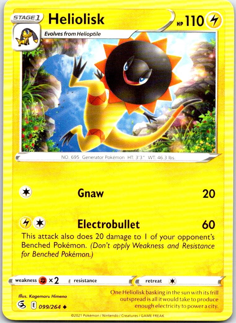 Heliolisk - 099/264 - - FUSION STRIKE - Pokemon - Uncommon | AB33-25