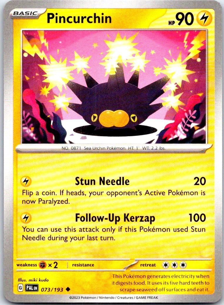 Pincurchin - 073/193 - - PALDEA EVOLVED - Pokemon - Uncommon | AB68-24