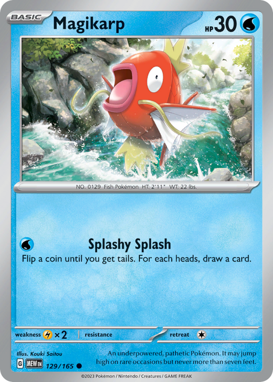 Magikarp - 129/165 - - 151 - Pokemon - Common | AA74-22