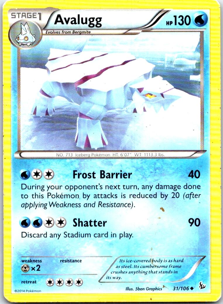 Avalugg - 31/106 - - FLASHFIRE - Pokemon - Uncommon | AB61-41