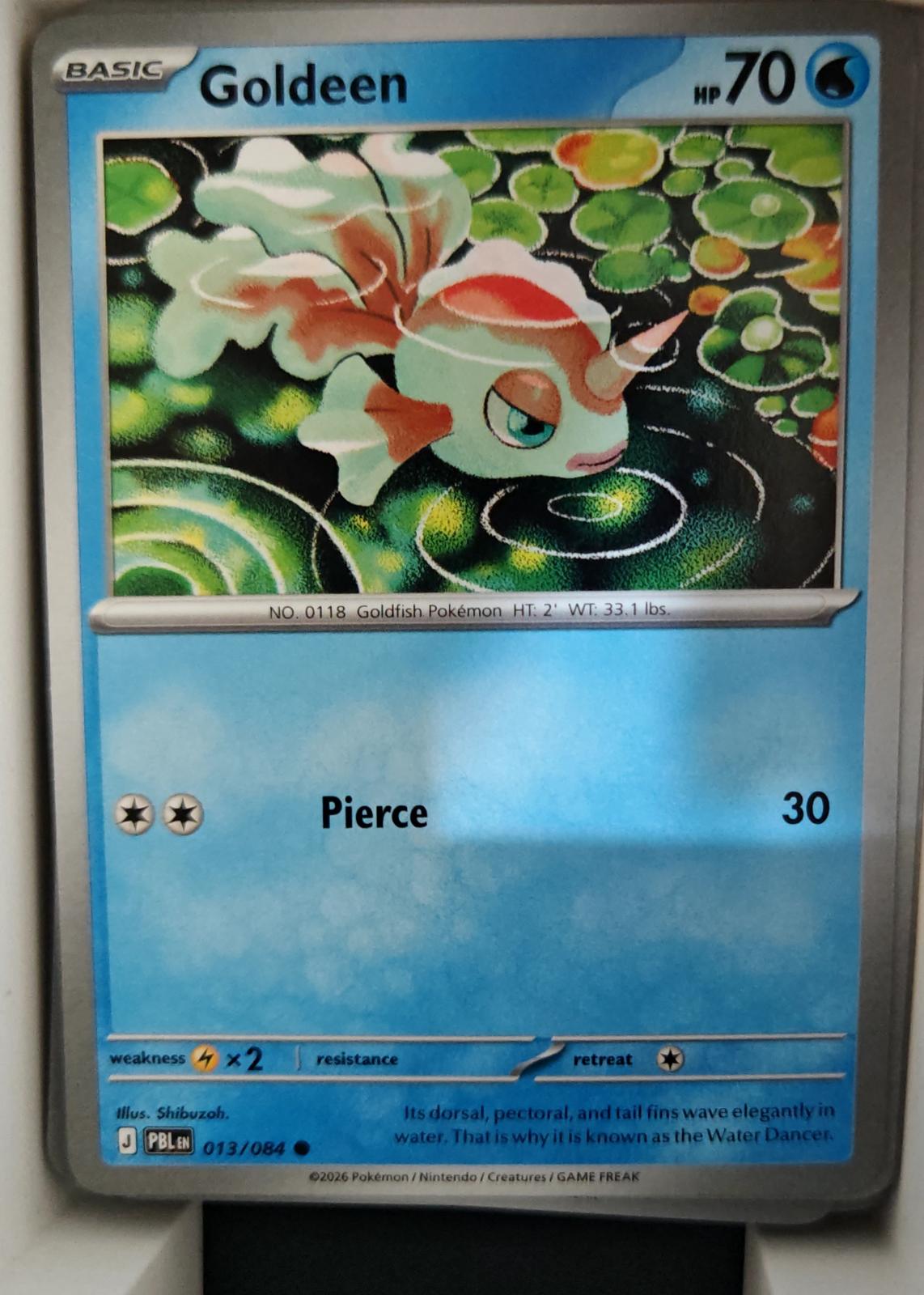 Goldeen - 013/084 - - PITCH BLACK - Pokemon - Common | AA18-37