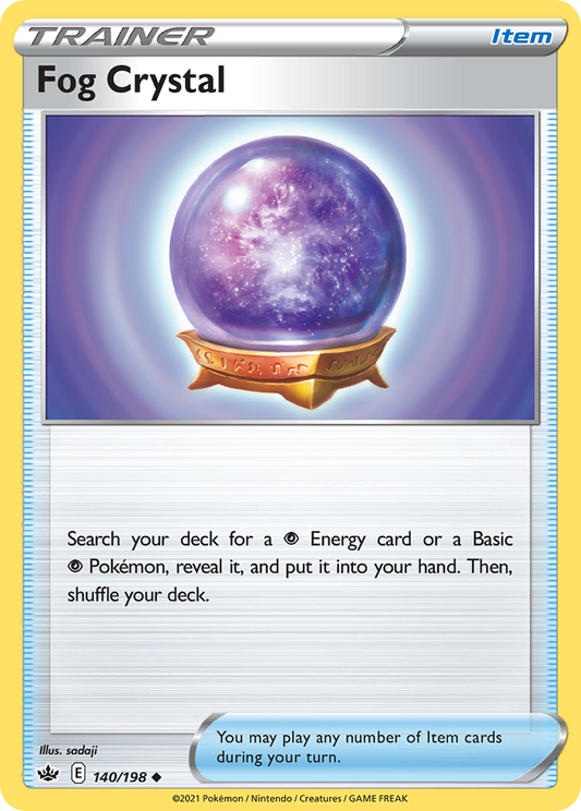 Fog Crystal - 140/198 - - CHILLING REIGN - Pokemon - Uncommon | AA59-50