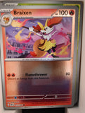 Braixen - 012/086 - Reverse Holo - CHAOS RISING - Pokemon - Common | AA18-71