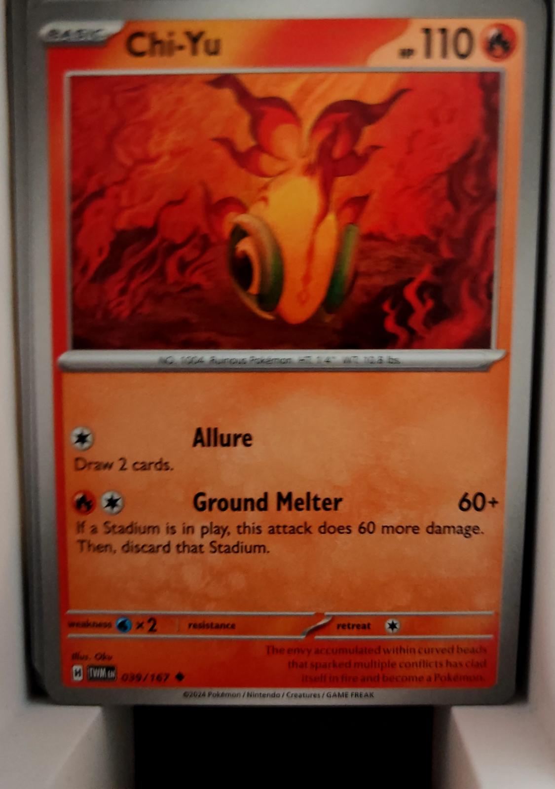 Chi-Yu - 039/167 - - TWILIGHT MASQUERADE - Pokemon - Uncommon | AA46-67