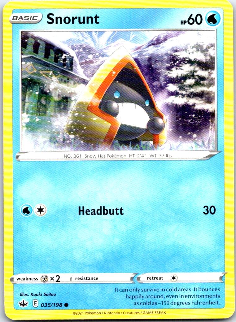 Snorunt - 035/198 - - CHILLING REIGN - Pokemon - Common | AB28-43